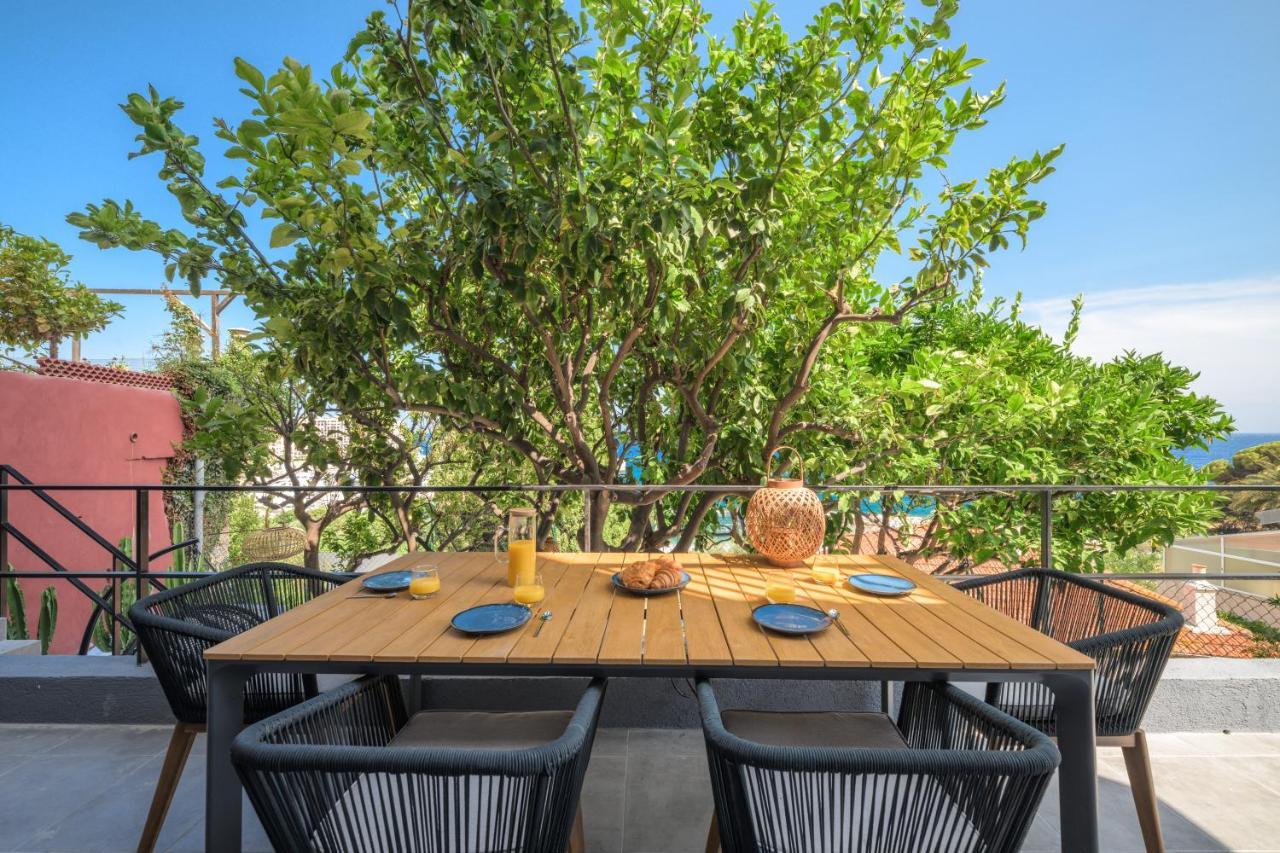 Proche Monaco, Vue Mer, Acces Plage Et Jardin Privatif Saint-Antoine  Exteriör bild