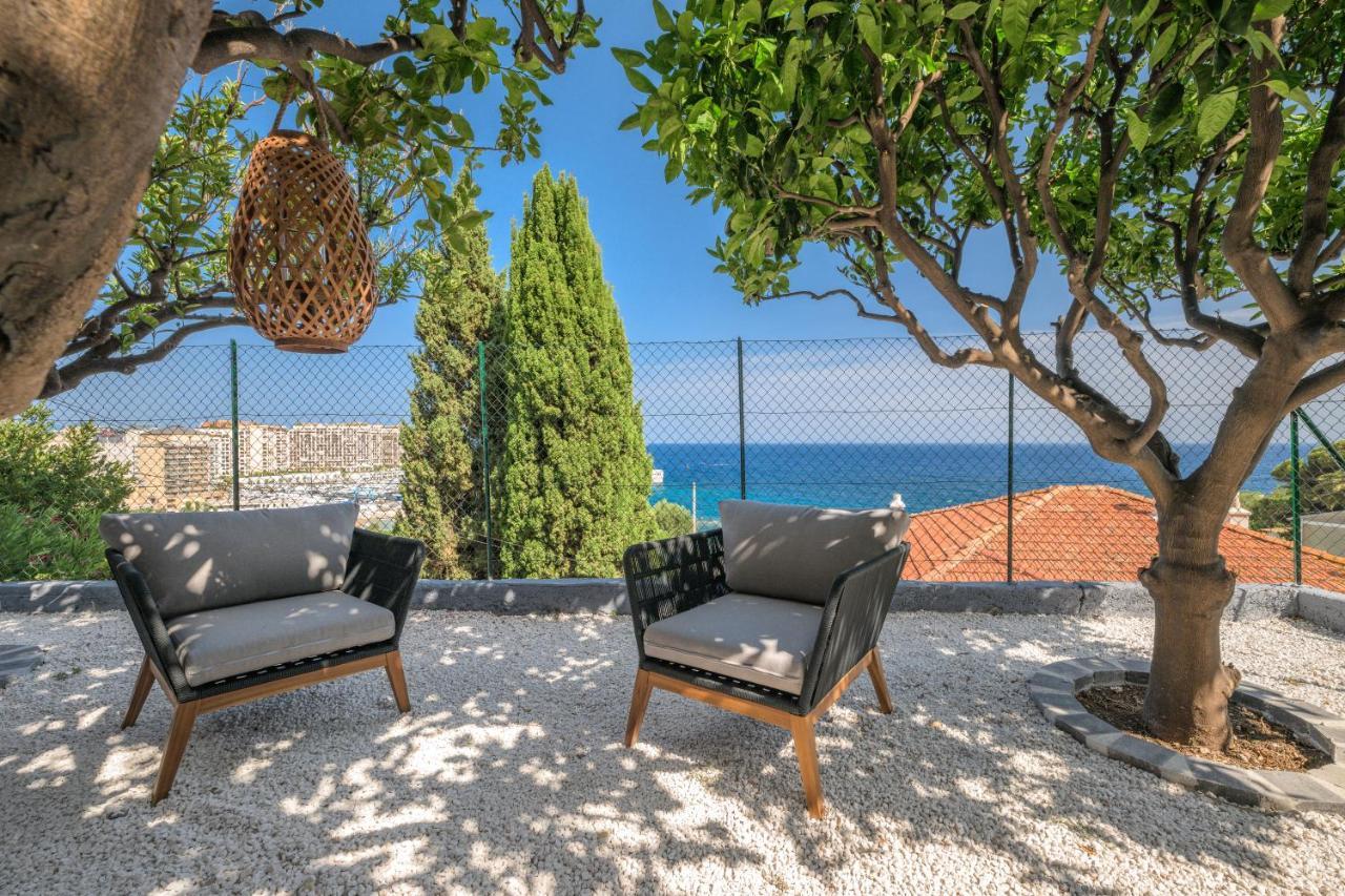 Proche Monaco, Vue Mer, Acces Plage Et Jardin Privatif Saint-Antoine  Exteriör bild