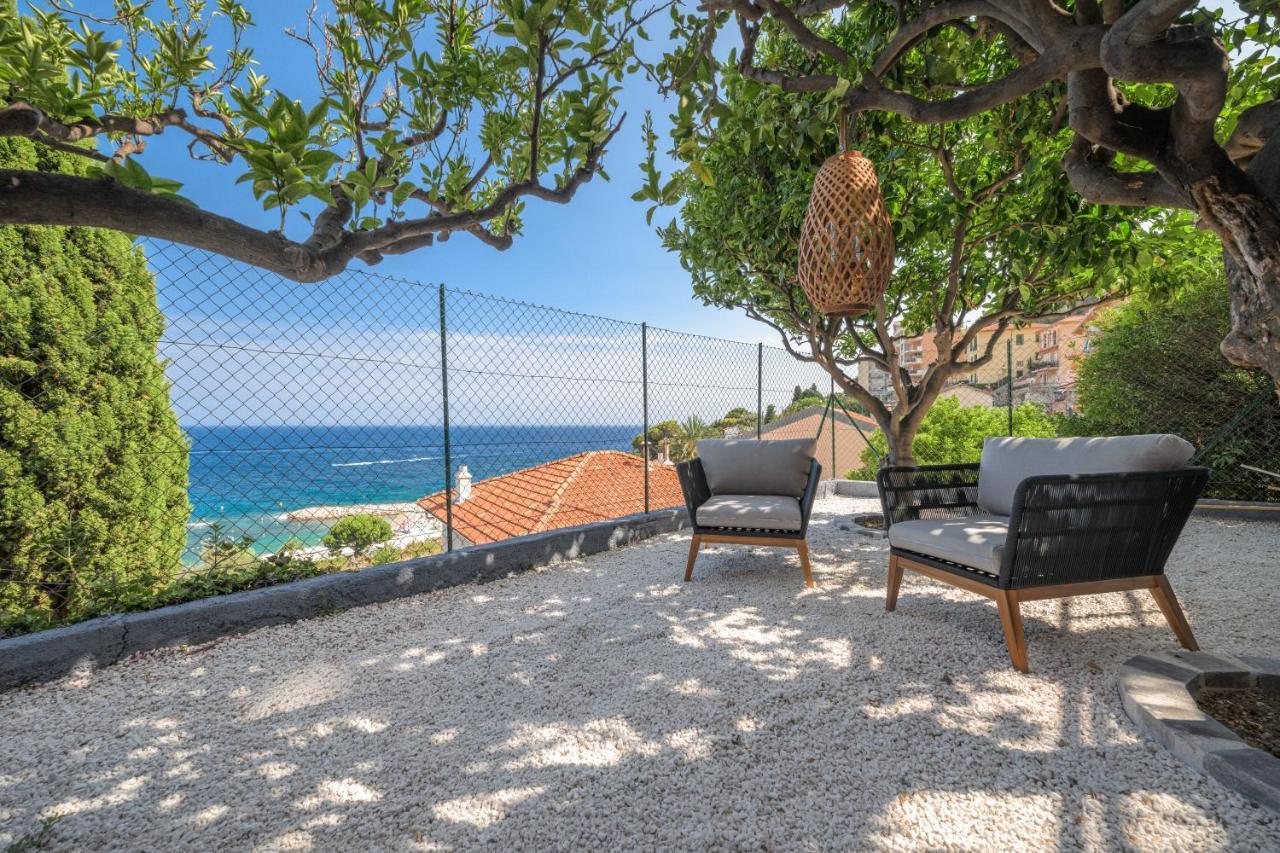 Proche Monaco, Vue Mer, Acces Plage Et Jardin Privatif Saint-Antoine  Exteriör bild